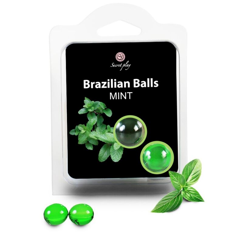 Lubricante Placer de Menta Brazilian Balls