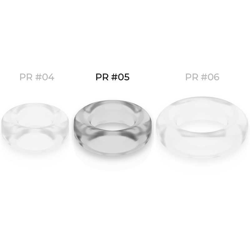 Clear Flexible Penis Ring PR05 4.8cm