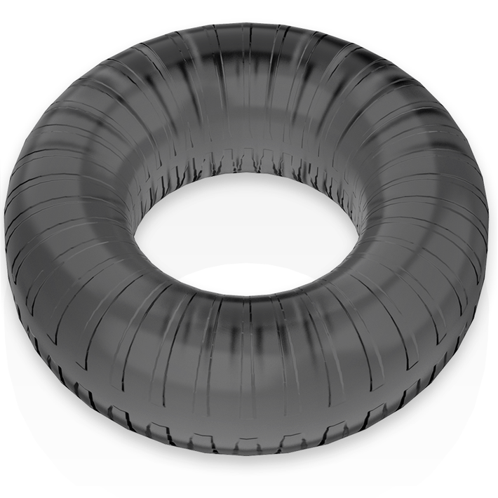 Flexible Black PR07 Penis Ring (4.5cm)