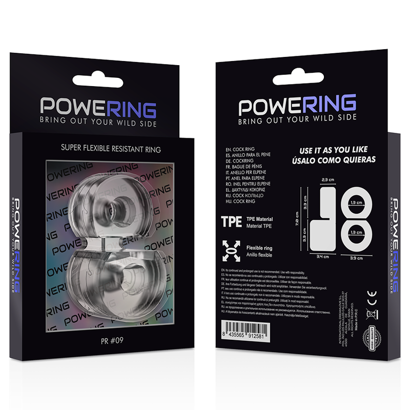 Clear PR09 Double Penis Ring
