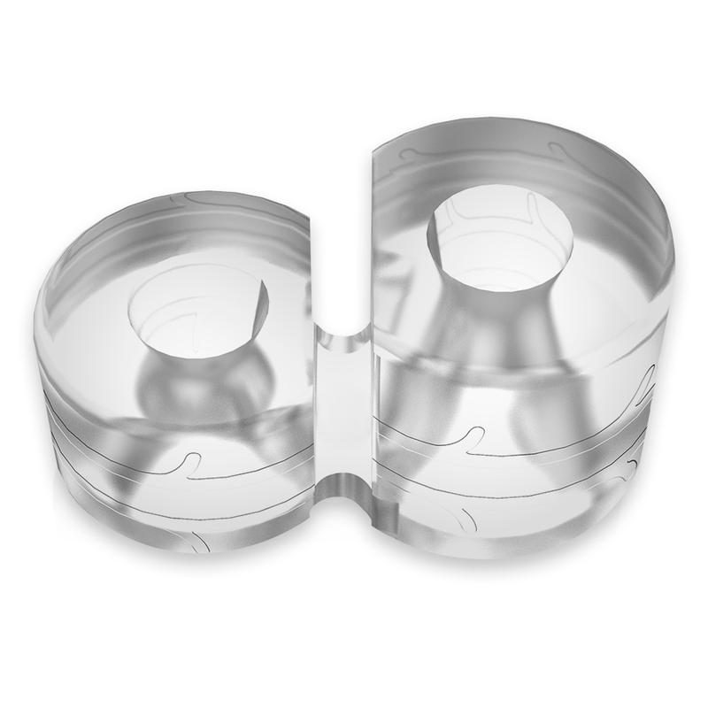 Clear PR09 Double Penis Ring