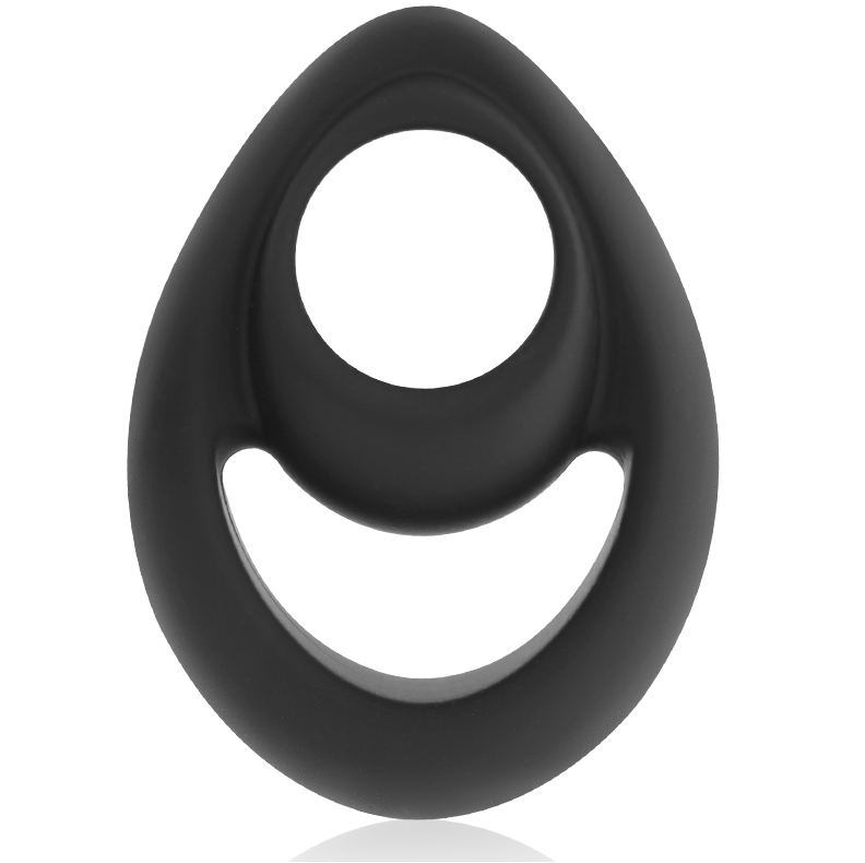 Flexible Black PR14 Cock & Ball Ring