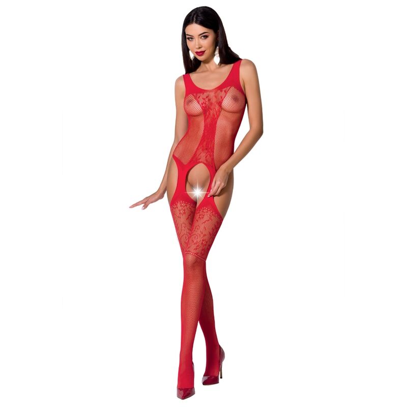 Sensual Red Bodystocking BS072