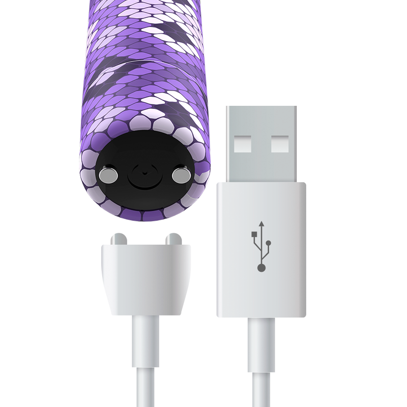 Rechargeable Purple Snake Magnetic Bullet