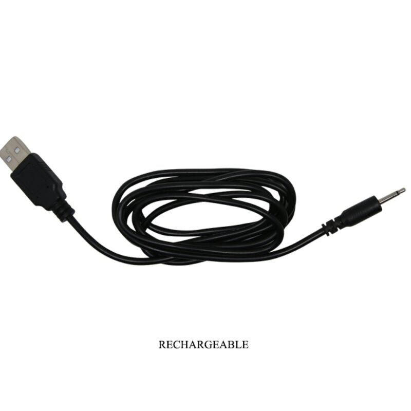 Rechargeable Black Anal Vibrator Plug