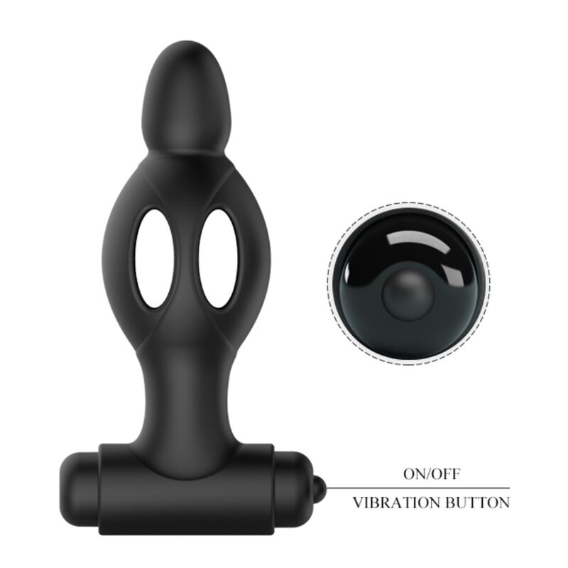 Vibrating Silicone Anal Plug