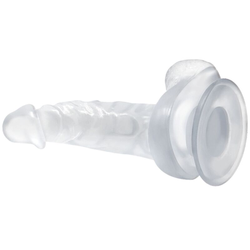 Realistic 16.7cm Suction Cup Dildo - Transparent