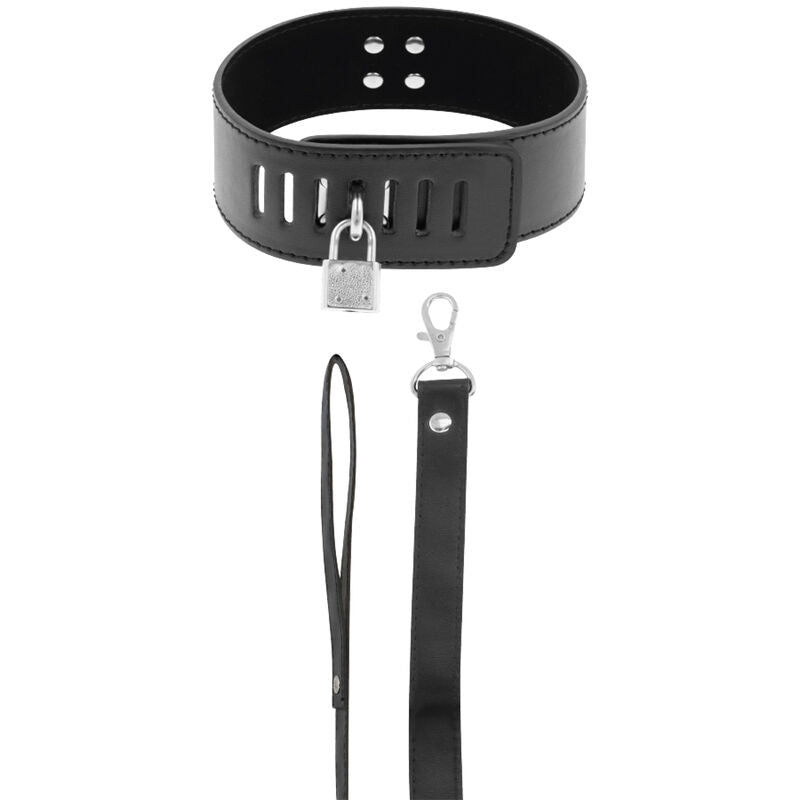 Luxurious BDSM Collar with Black Lock