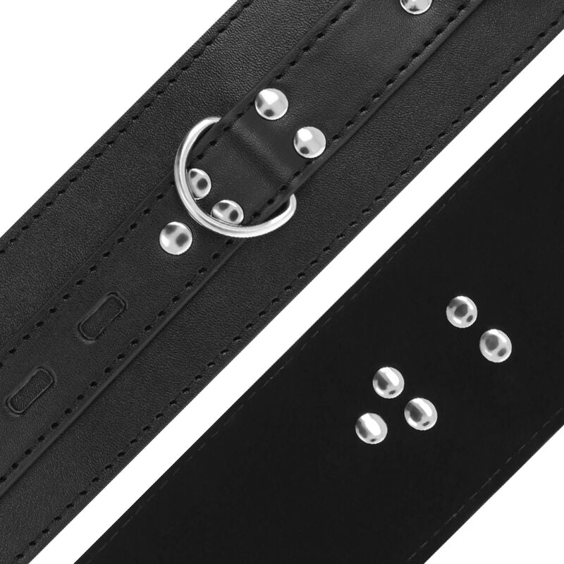 Luxurious Black Leather Restraint Cuffs