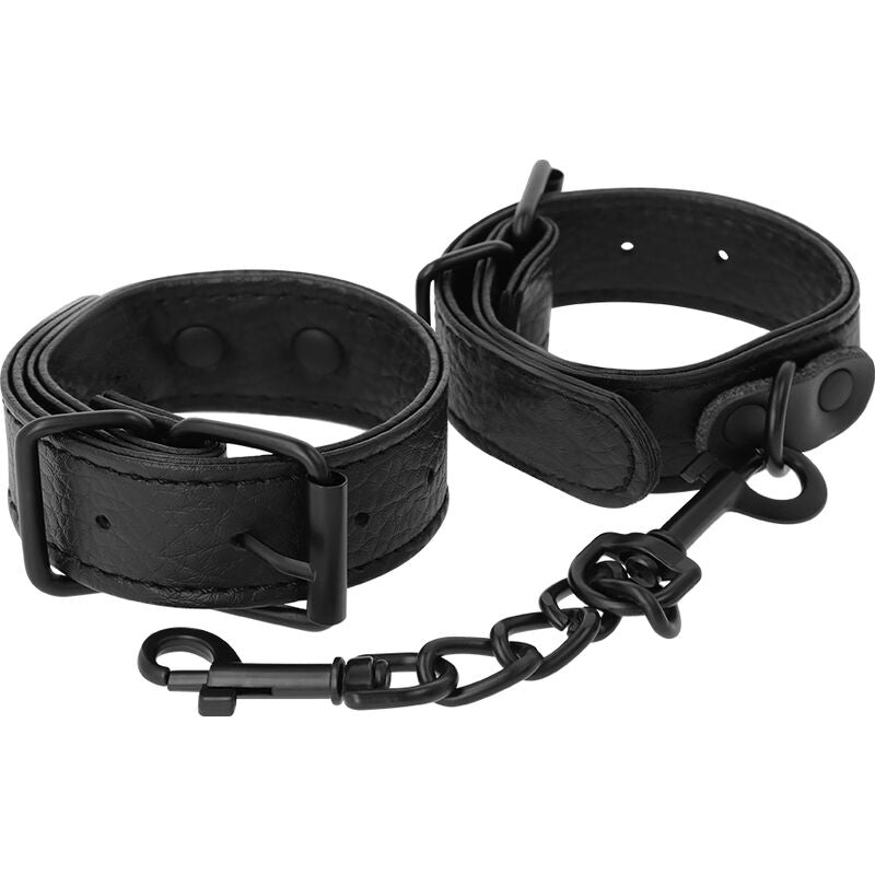 Wide Thin Textured Restraint Handcuffs