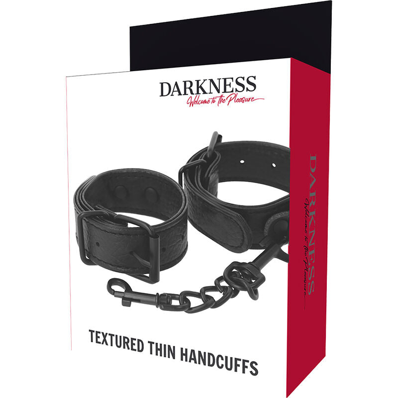 Wide Thin Textured Restraint Handcuffs