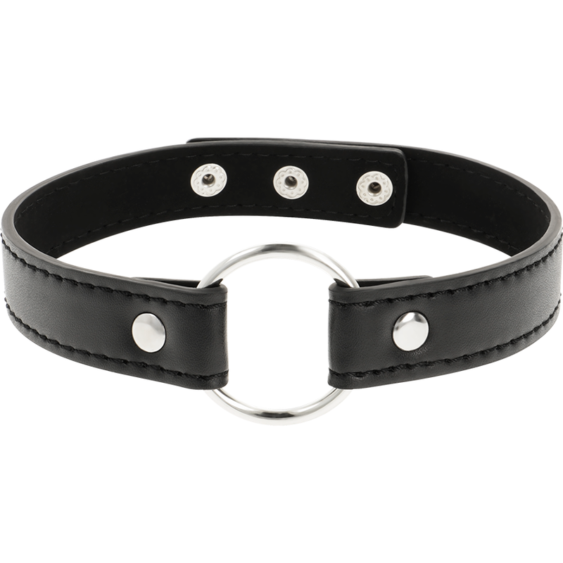 Vegan Leather Bondage Collar