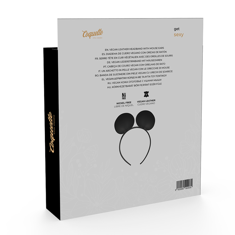 Seductive Mouse Ears Headband Lingerie