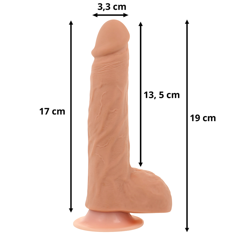 Heated Up & Down Remote Dildo