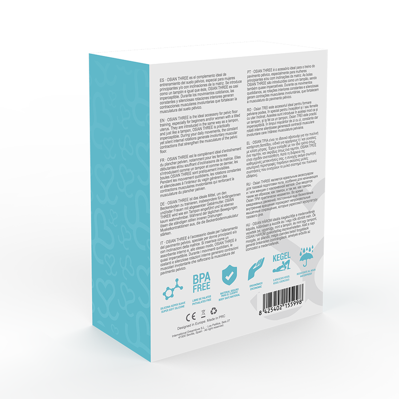 Osian Three Premium Turquoise Silicone Toy