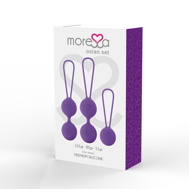 Osian Premium Lilac Silicone Sex Toy Set