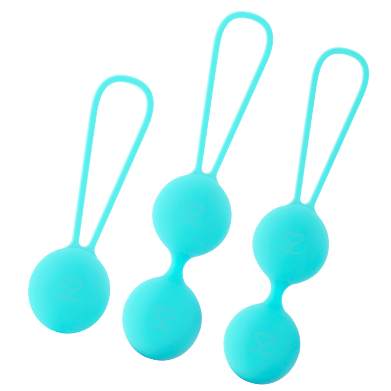 Osian Premium Turquoise Silicone Sex Toy Set
