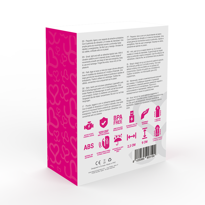 Vibrador Estimulador de Viagem Rosa Ivy