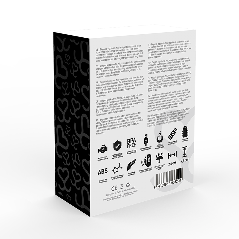 Nix Remote Control Vibrator - Black