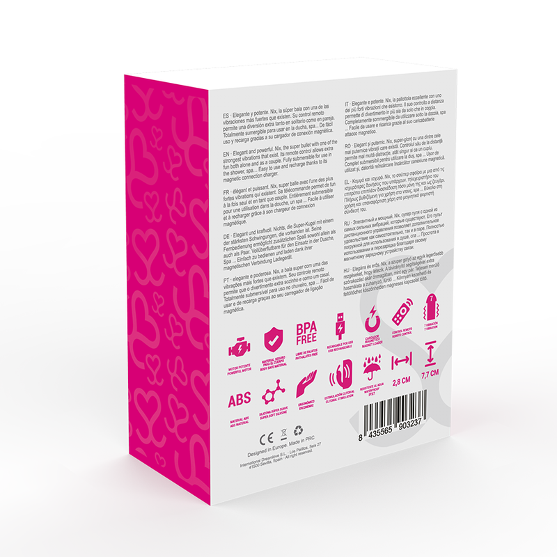 Nix Remote Control Vibrator - Pink