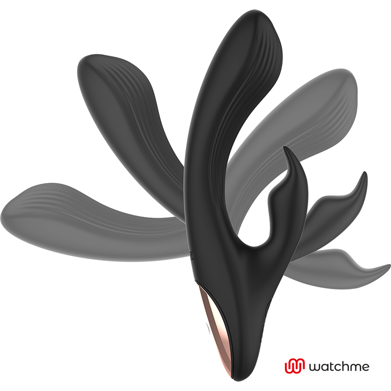 Vibrador Coelho Watchme com Controlo Remoto - Preto/Dourado