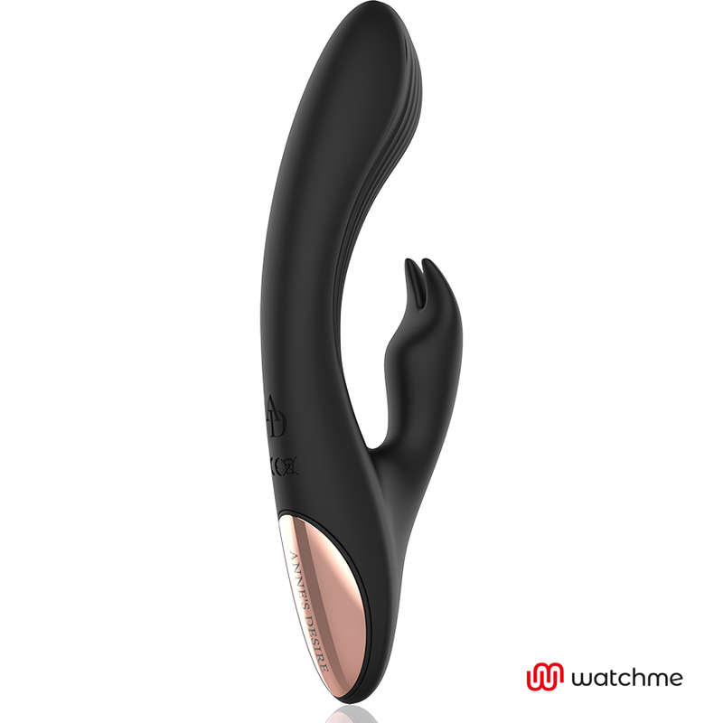 Vibrador Coelho Watchme com Controlo Remoto - Preto/Dourado