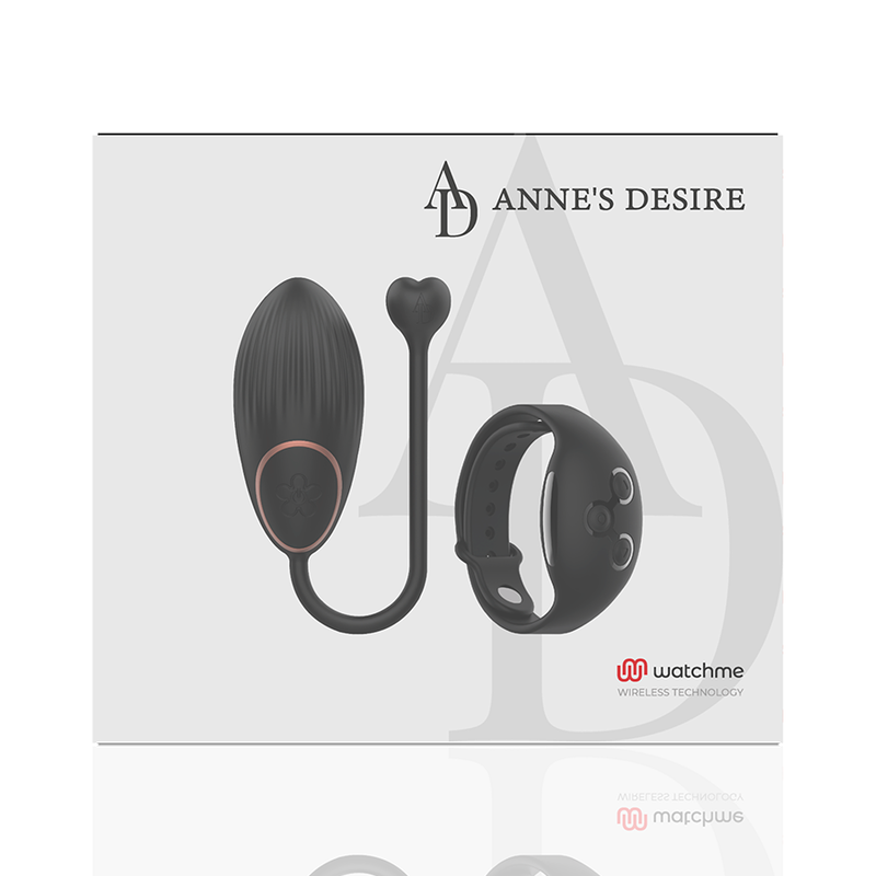 Watchme Black Remote Control Egg Vibrator