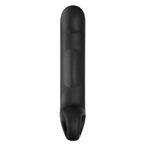 Ovid Black Silicone Dildo