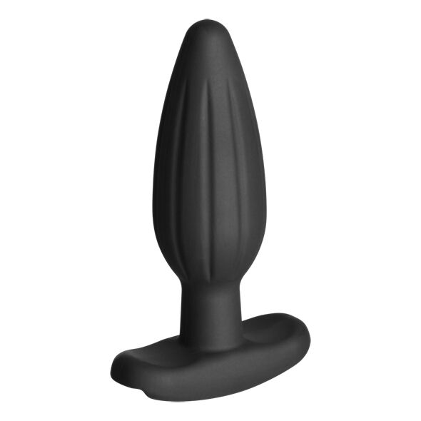 Silicone Rocker Medium Butt Plug - Black