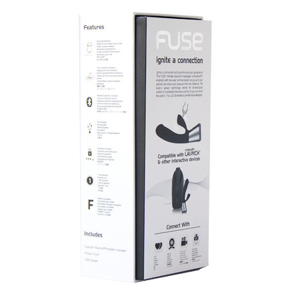 Fuse App Remote Control Vibrator - Black