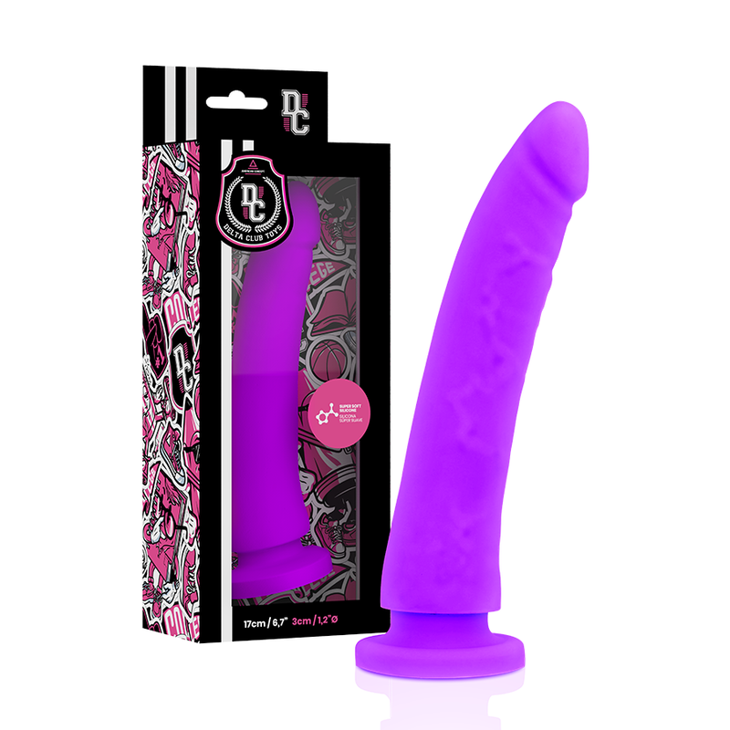 Arnês de Silicone Roxo com Pénis de 17cm