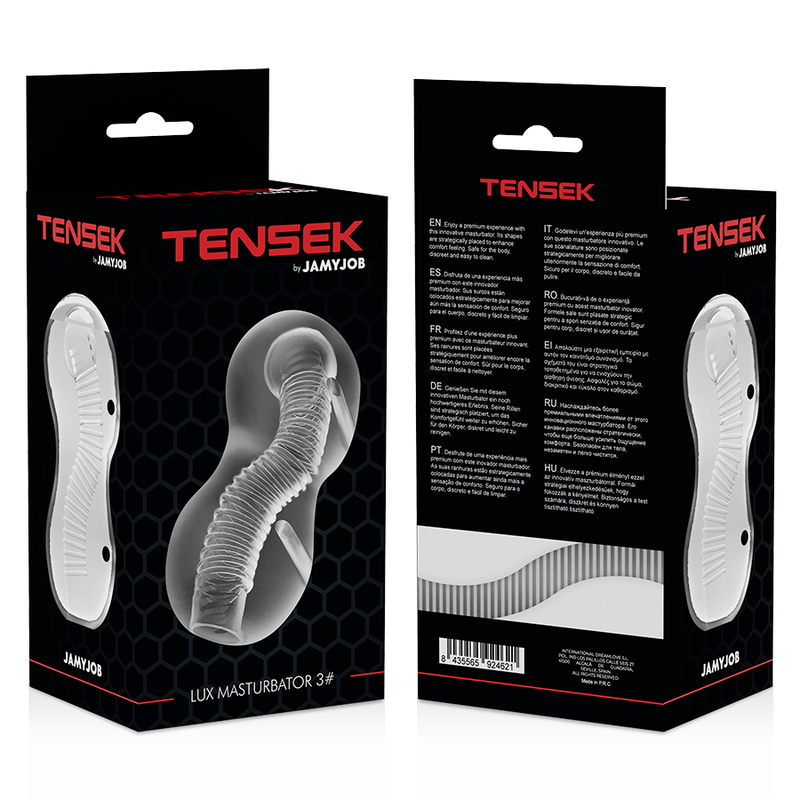 Masturbador Transparente Extreme Tensek 3