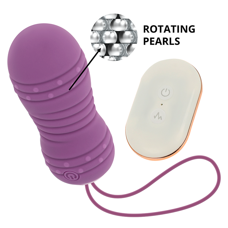 Purple Remote Control Rotating Egg