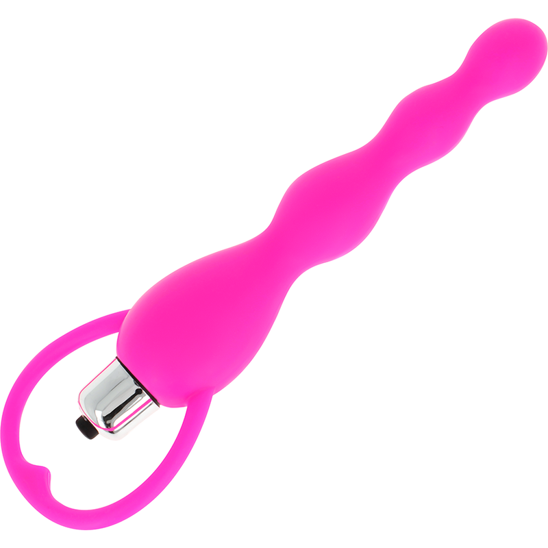 Estimulador Anal Vibrante Fucsia