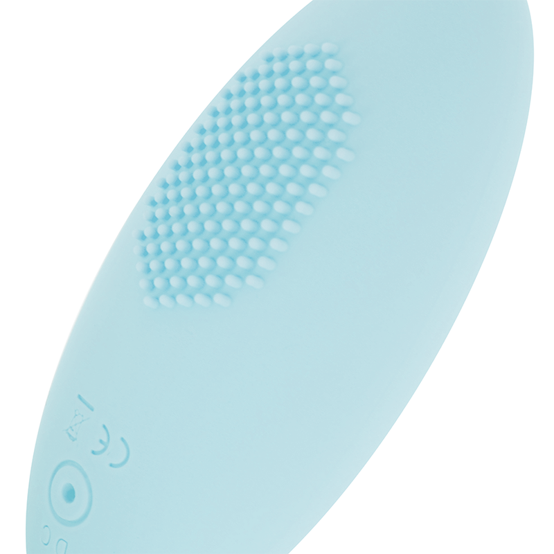 10-Mode Textured Vibrating Egg - Blue