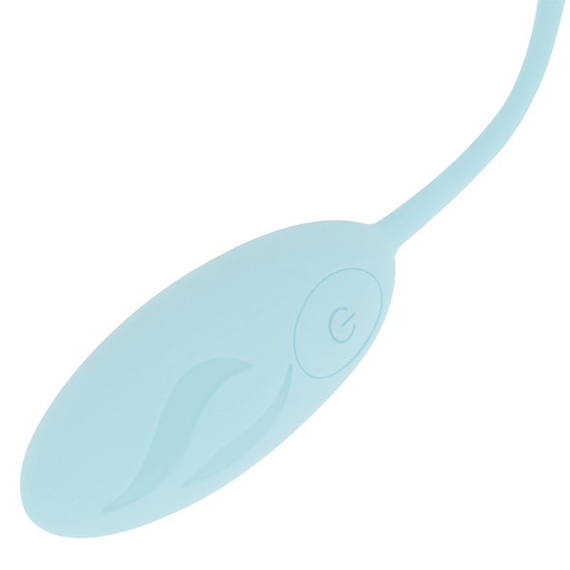 10-Mode Textured Vibrating Egg - Blue