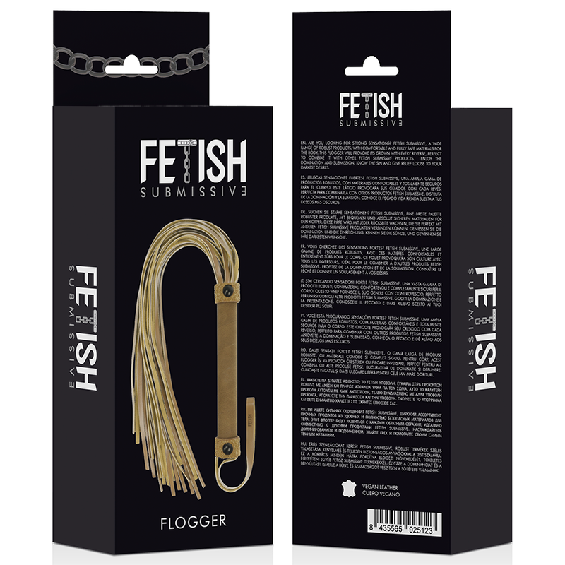 Deluxe Vegan Leather BDSM Whip