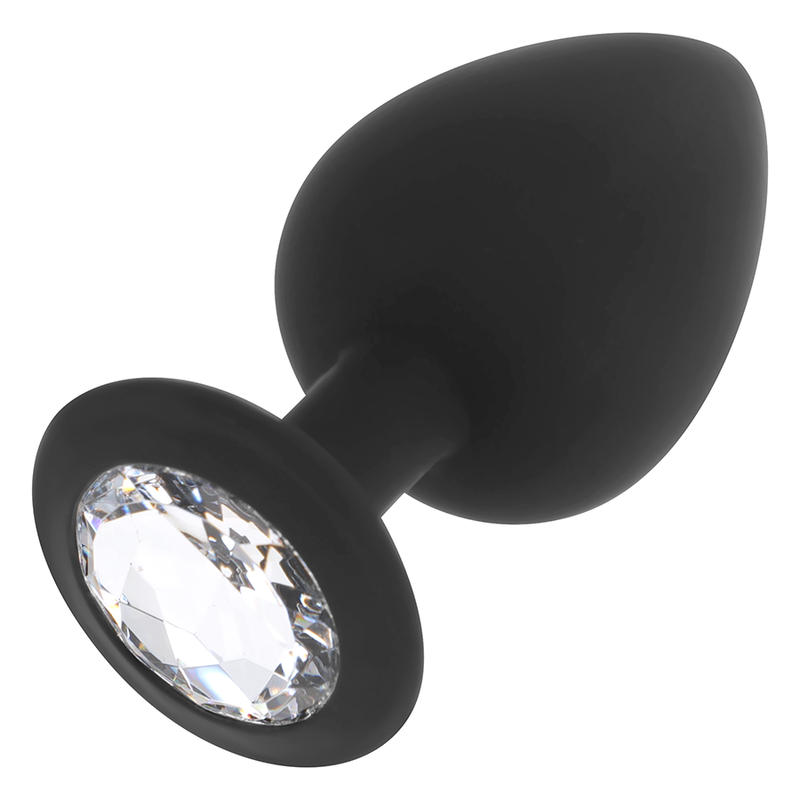 Plug Anal Grande em Silicone Diamante 9cm