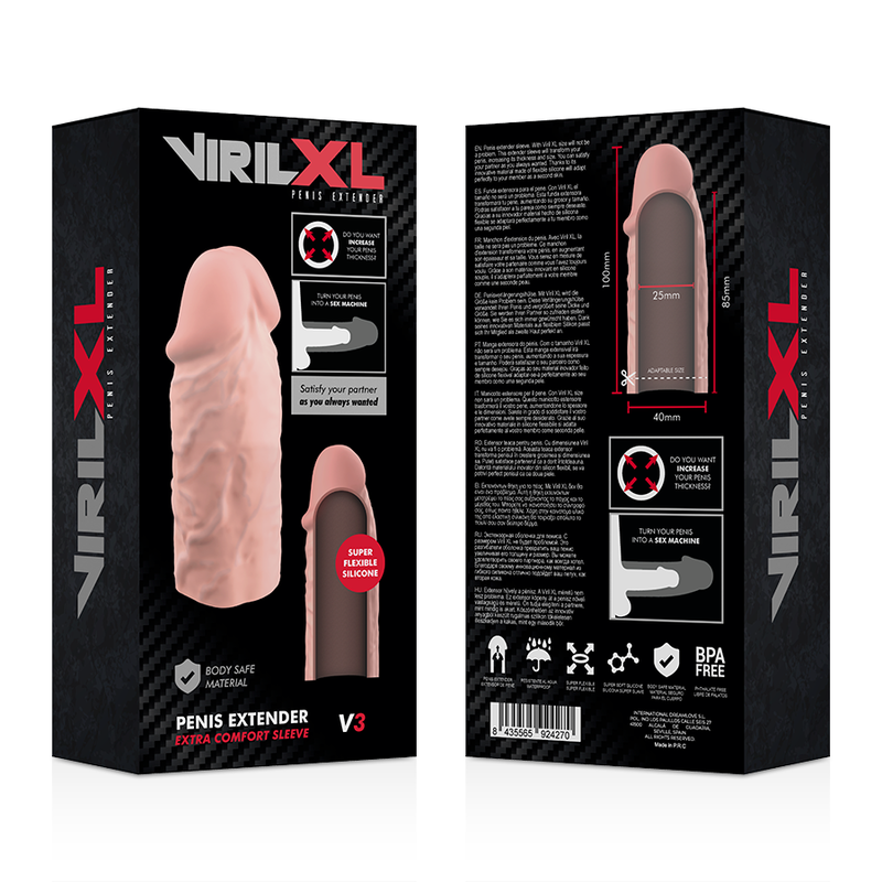 Liquid Silicone V3 Penis Extension