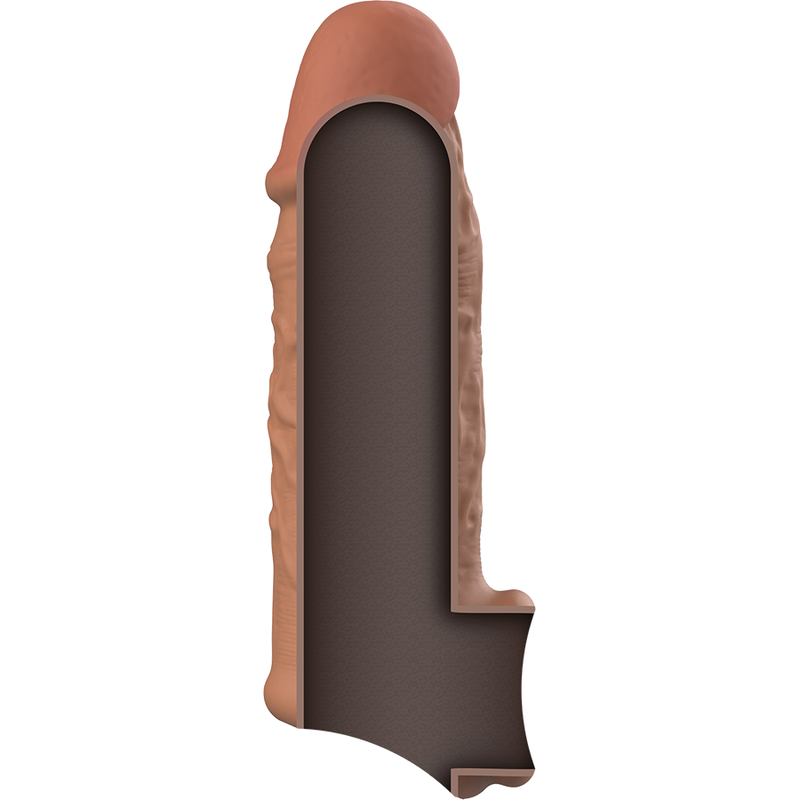 Silicone V7 Brown Penis Extension