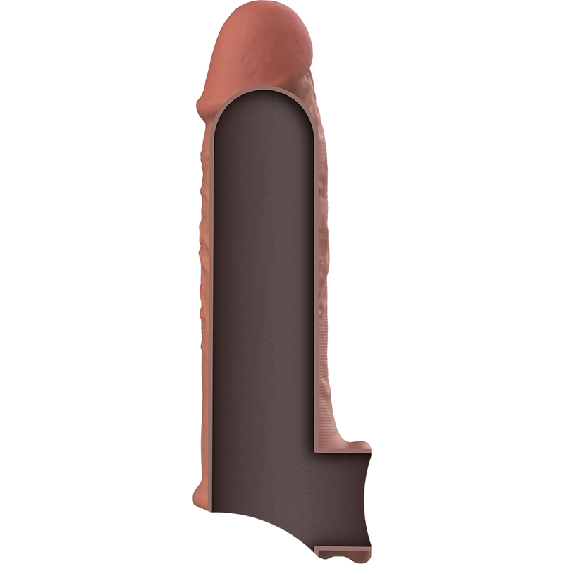 V9 Brown Silicone Penis Extension