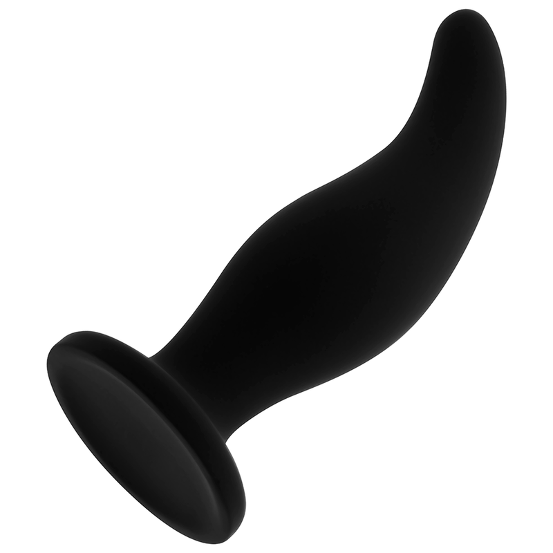 Curved P-Point Silicone Anal Plug 12cm