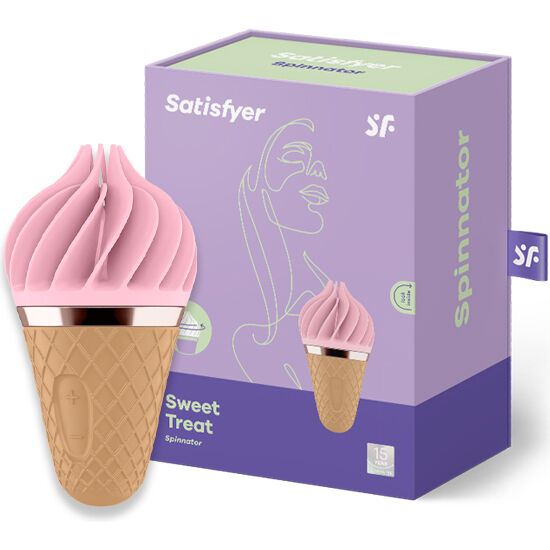 Vibrador Spinnator Sweet Treat - Marrón/Rosa