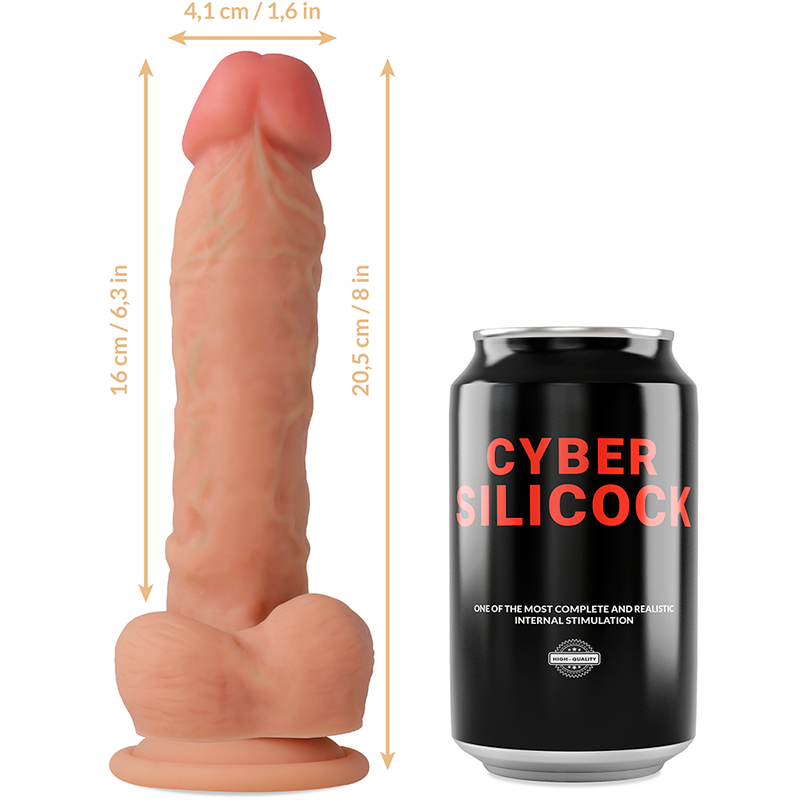 Dildo de Silicone Líquido Magnus 20,5 cm