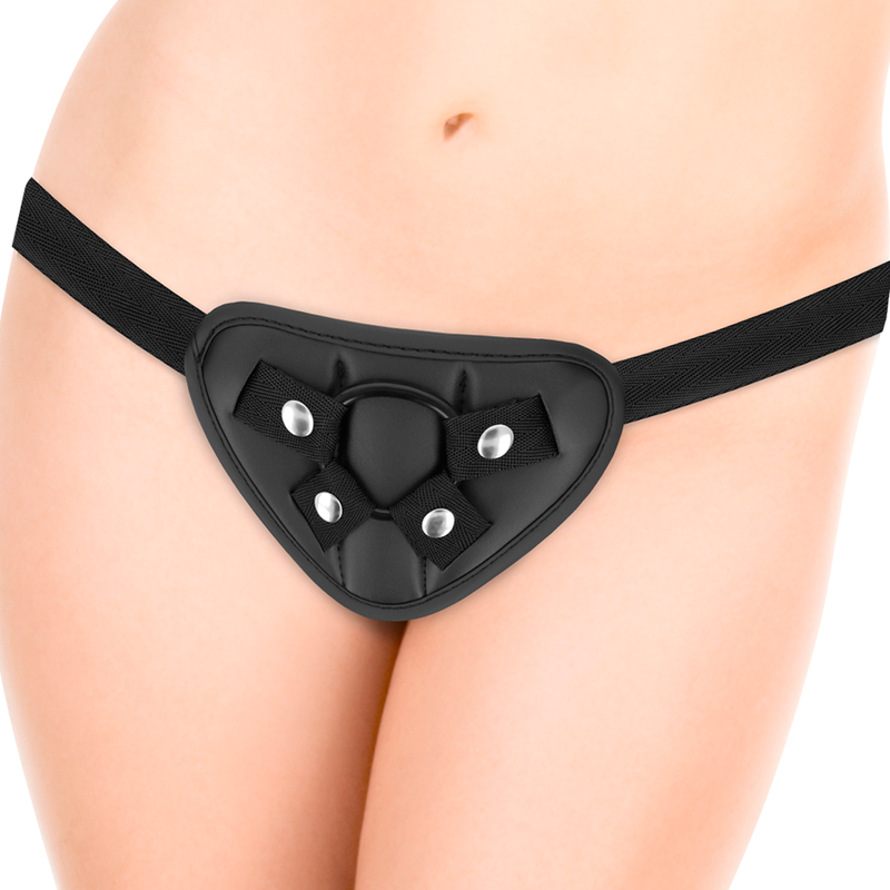 Ansel Strap-On with 3 Rings 15.5cm