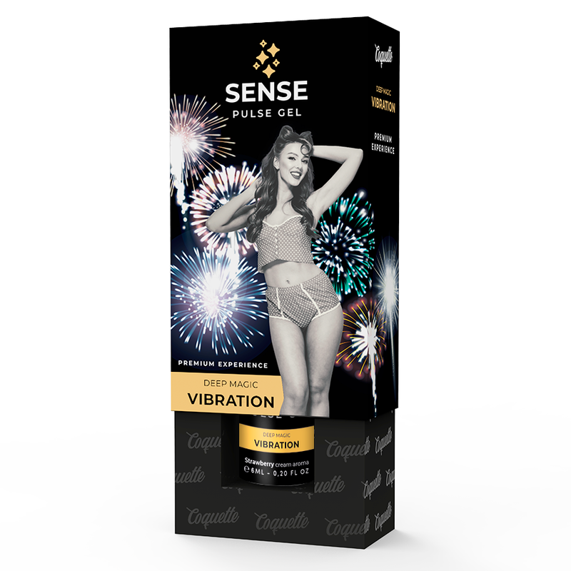Gel Vibrador Mágico Sabor Fresa Pulse 6ml