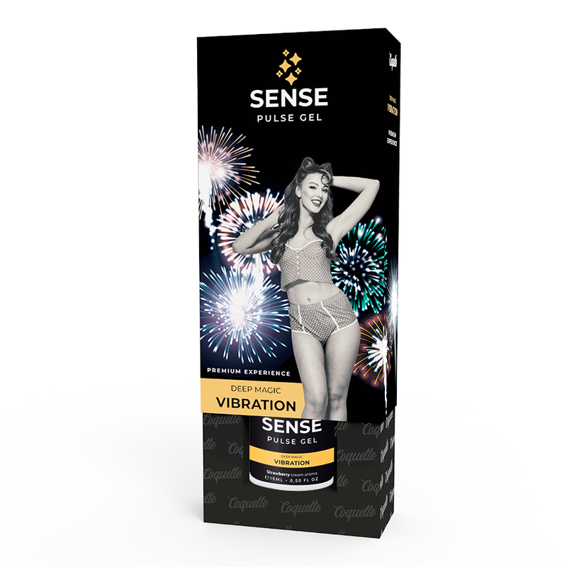 Gel Pulse Morango Magic Vibração 15ml