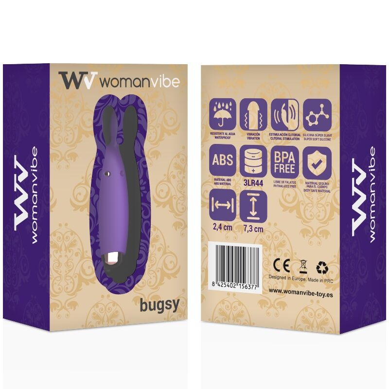 Vibrador Rabbit de Silicona Bugsy