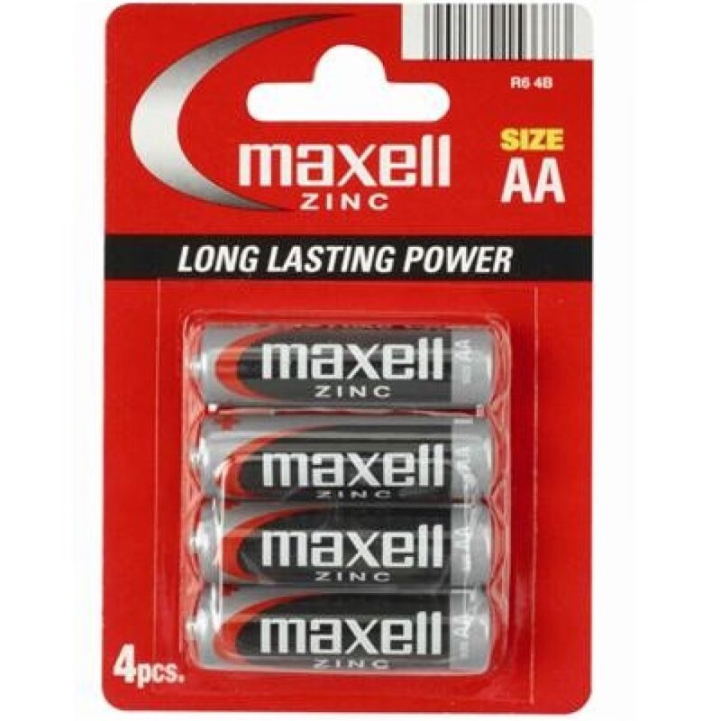 Pila Salina AA Manganese Batteries (4pk)