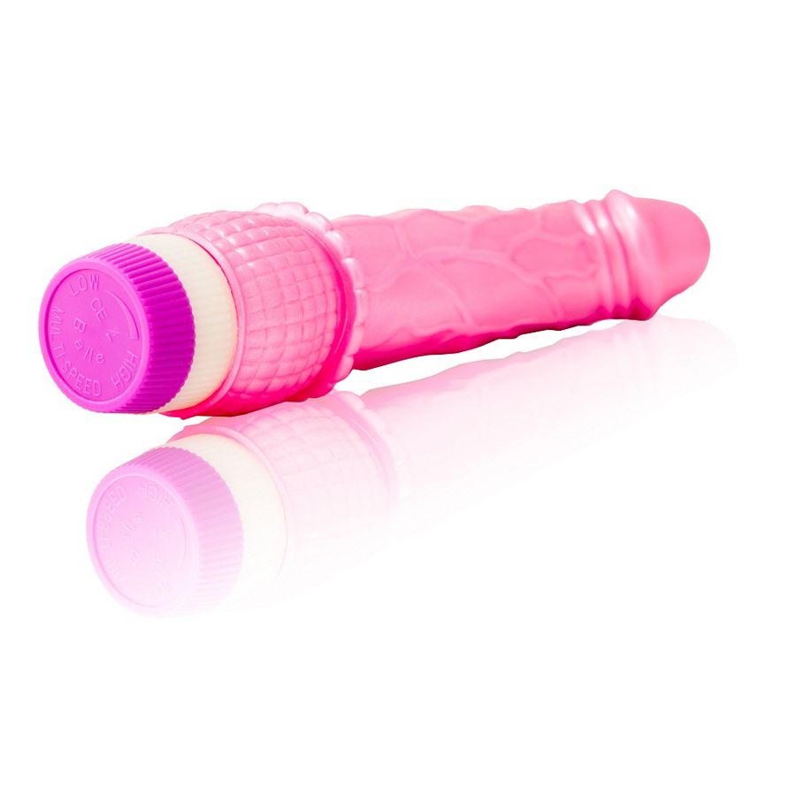 Waves Of Pleasure Pink Vibrator 23cm